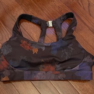 Athleta Multicolor Floral Sports Bra